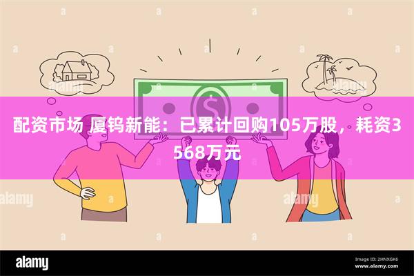 配资市场 厦钨新能：已累计回购105万股，耗资3568万元