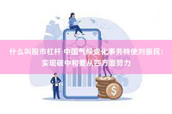 什么叫股市杠杆 中国气候变化事务特使刘振民：实现碳中和要从四方面努力