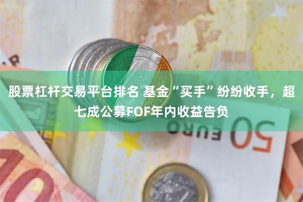 股票杠杆交易平台排名 基金“买手”纷纷收手，超七成公募FOF年内收益告负