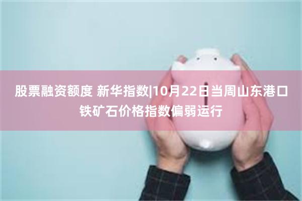 股票融资额度 新华指数|10月22日当周山东港口铁矿石价格指数偏弱运行